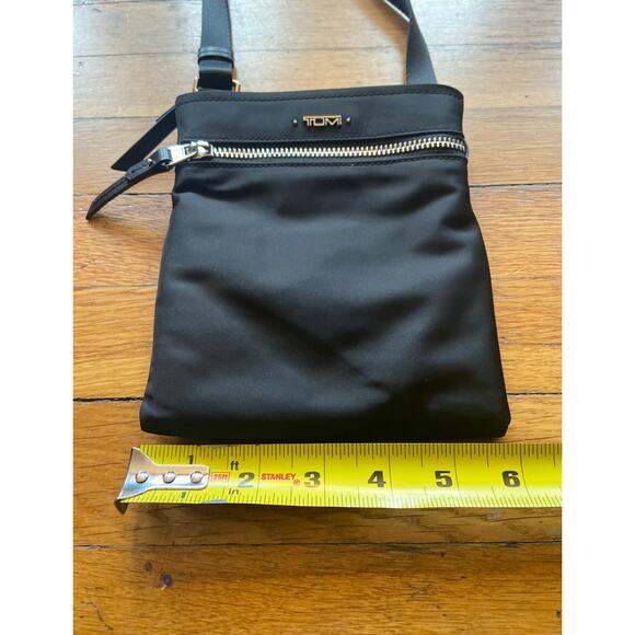 TUMI Mini Black Nylon Crossbody Bag - Picture 8 of 12